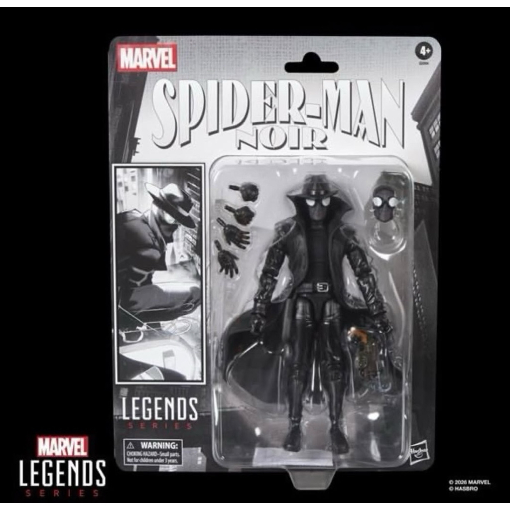 Marvel Legends Spiderman Noir Original Hasbro