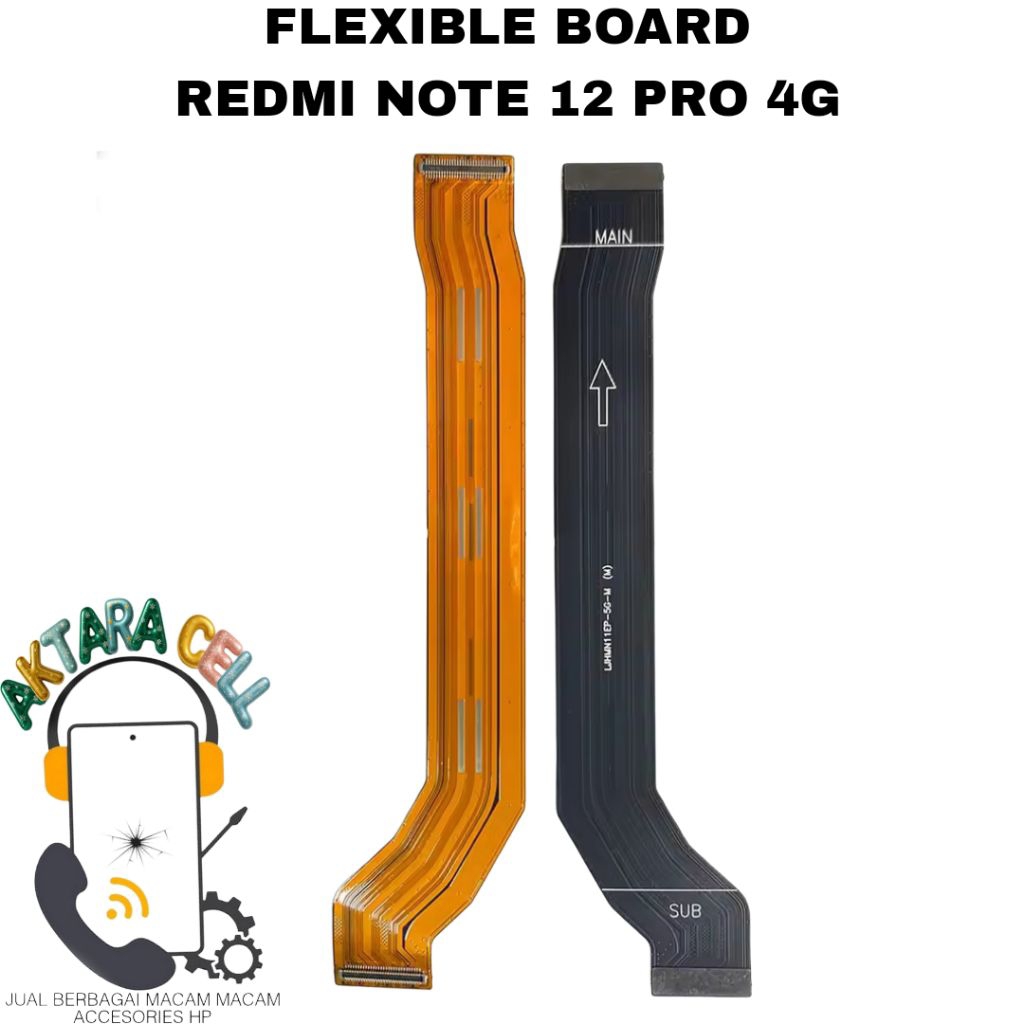 FLEXIBLE PAPAN CAS FLEXIBLE BOARD REDMI NOTE 12 PRO 4G