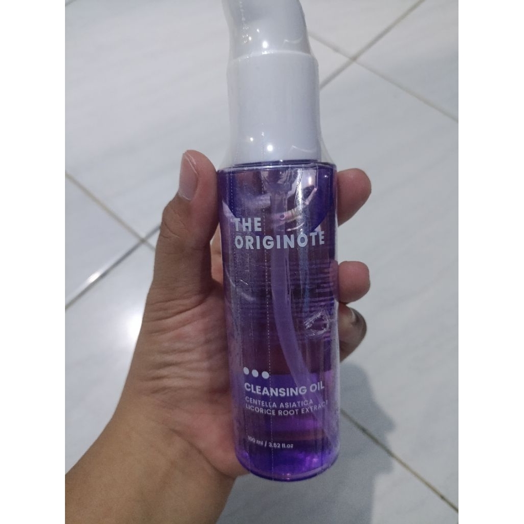 The Originote Official Cleansing Oil 100ml Centella Asiatica & Licorice Root Extract Makeup Remover 