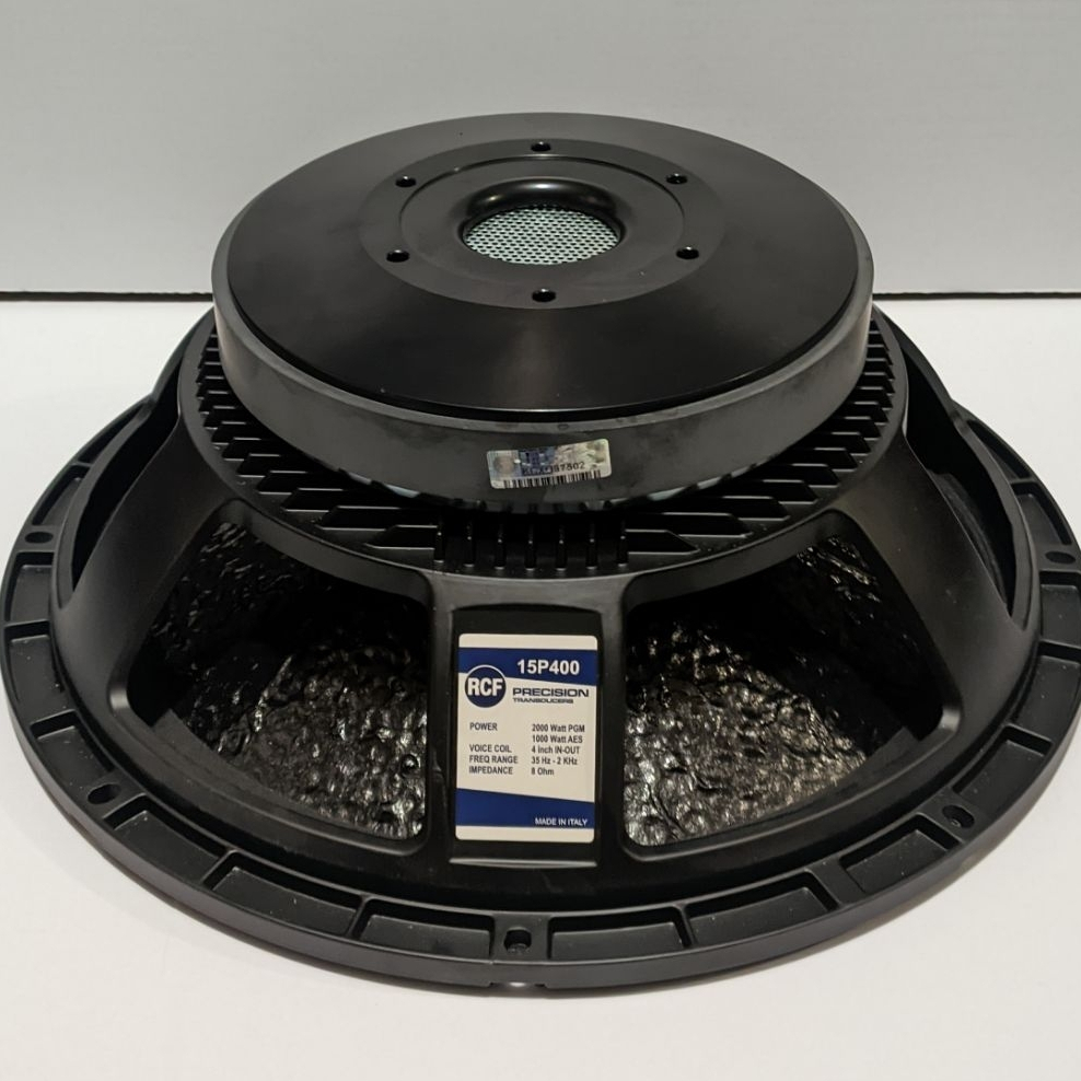 speaker komonen 15 inch RCF 15P400 VC 4 IN 1000 watts AES  Daun kulit jeruk tahan air Original 100% 