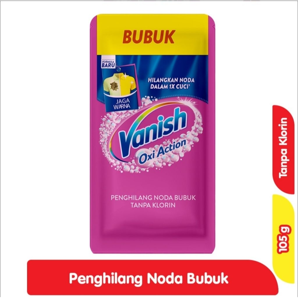 VANISH Oxi Action Penghilang Noda Bubuk 105gr