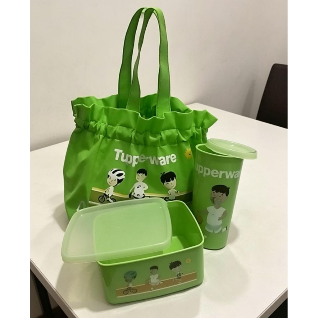 New Tupperware Paket Set Bekal Anak Sekolah