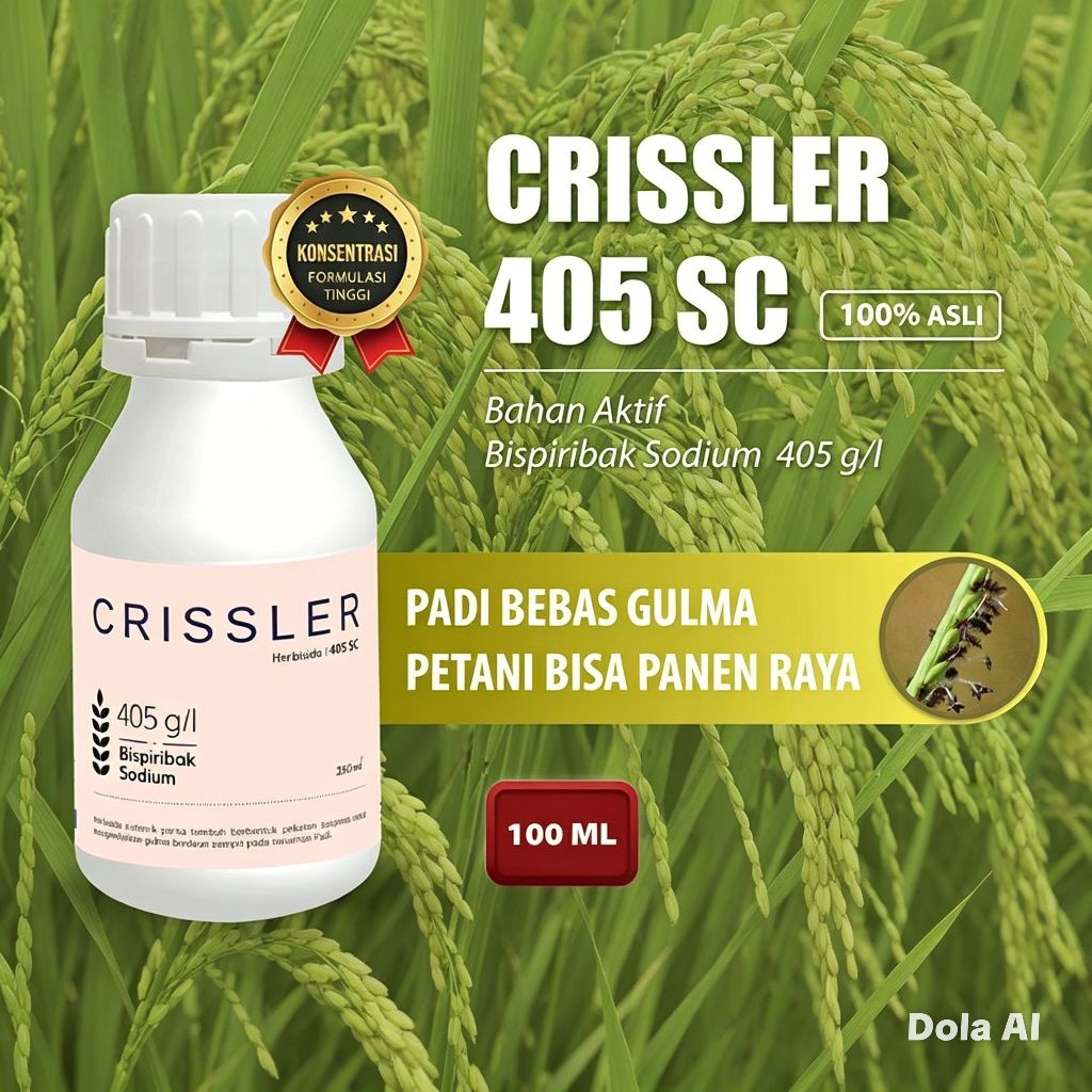 Herbisida Crissler 405 SC 100 ml - Ampuh, Tuntas, dan Selektif