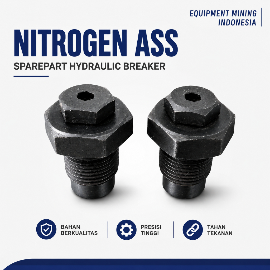 Nitrogen Ass SB81 Hydraulic Breaker - Spareparts Breaker