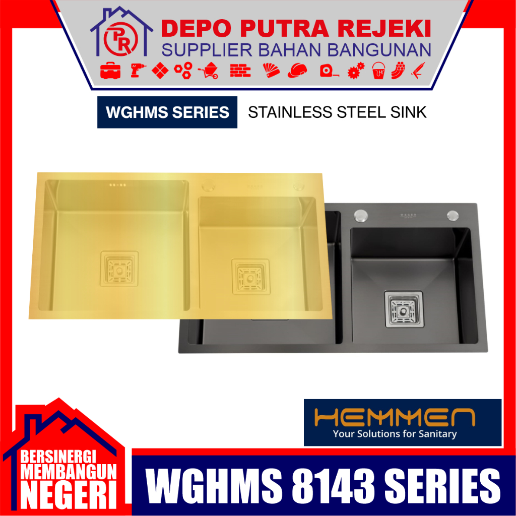 BAK CUCI PIRING HEMMEN WGHMS 8143