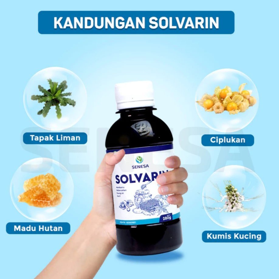 Madu Herbal Solvarin Sanesa - Membantu Melancarkan Buang Air Kecil