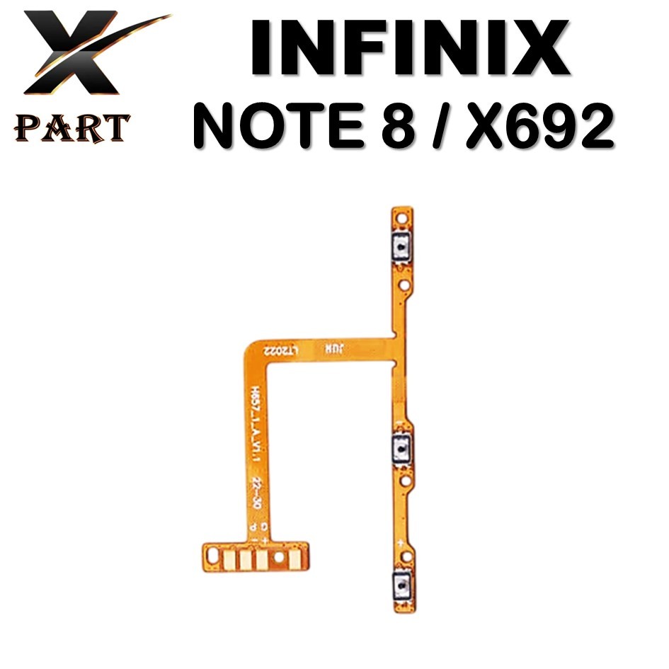FLEXIBEL INFINIX NOTE 8 / X692 ON OFF + VOLUME ORIGINAL COPOTAN