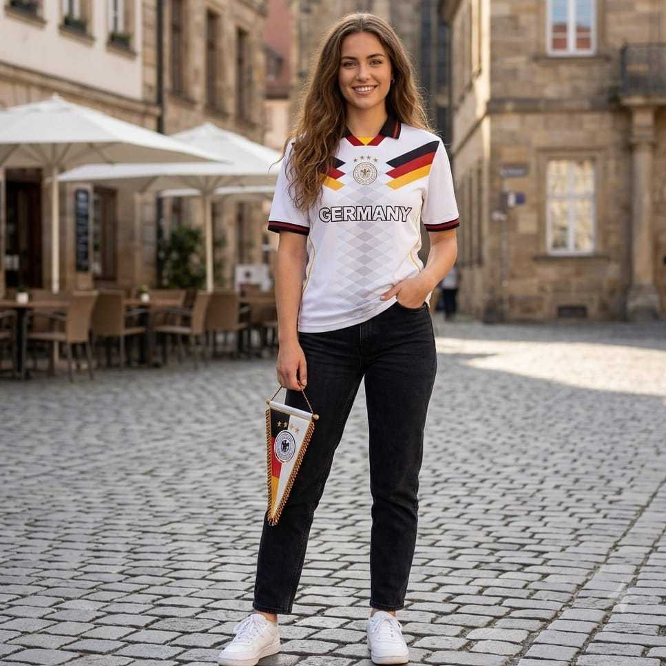 JERSEY FANTASY GERMANY / JERSEY VINTAGE / JERSEY RETRO / GERMANY CASUAL