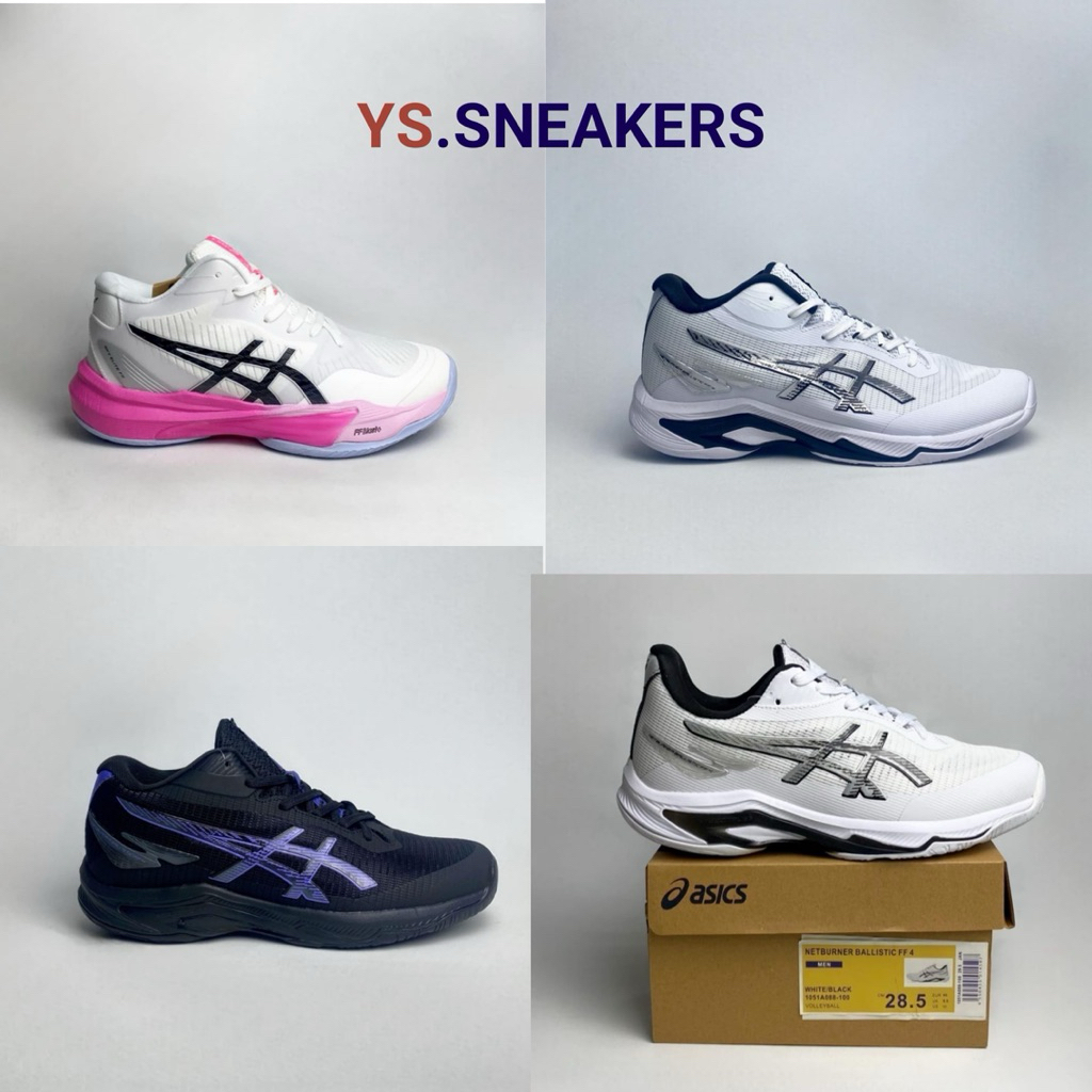 Sepatu Voli Tenis Pria Wanita Asics Sky elite Ff 3 & Netburner Balistic Ff 4 Terbaru Sepatu Voli Gra