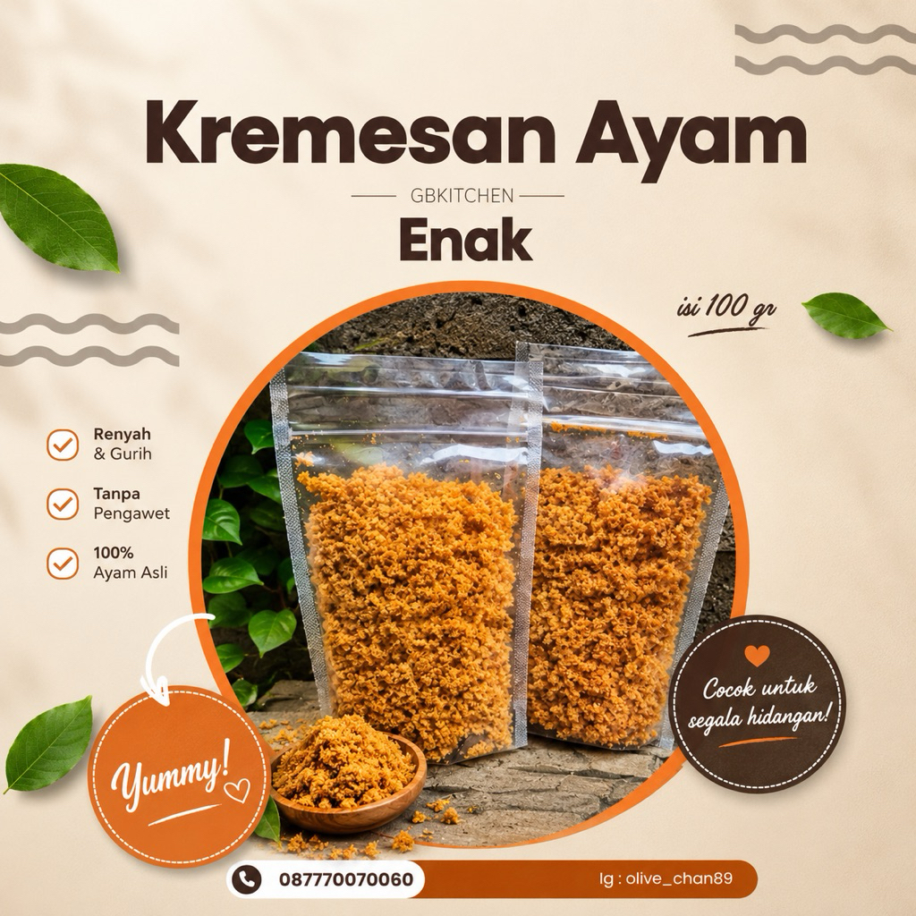 KREMES AYAM GORENG