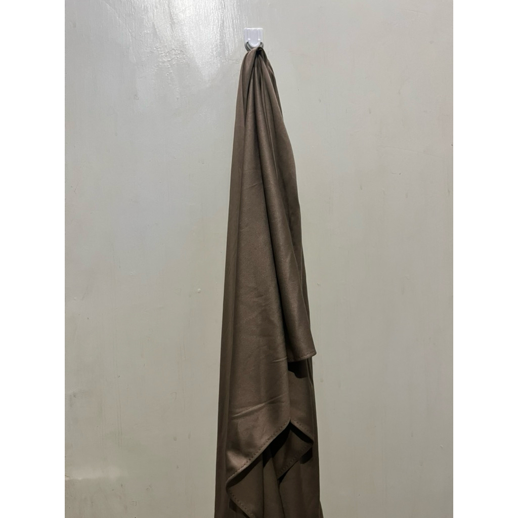 jilbab kaos jersey premium warna beige