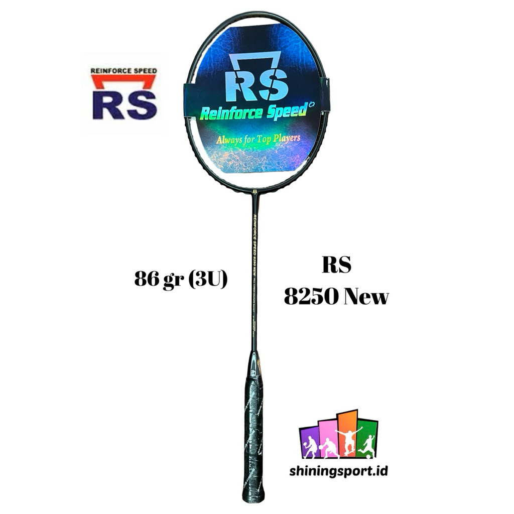 Raket Badminton RS 8250 New (+ FREE KAOS & TOWEL GRIP 2 PCS)