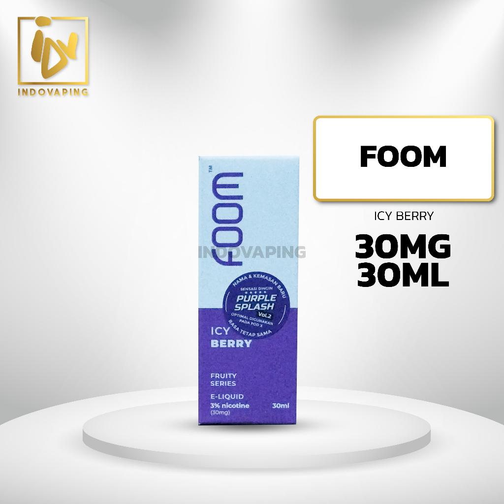 Liquid Vapor Vape - Foom Liquid 30mg 30ml Icy Berry By Foom Lab