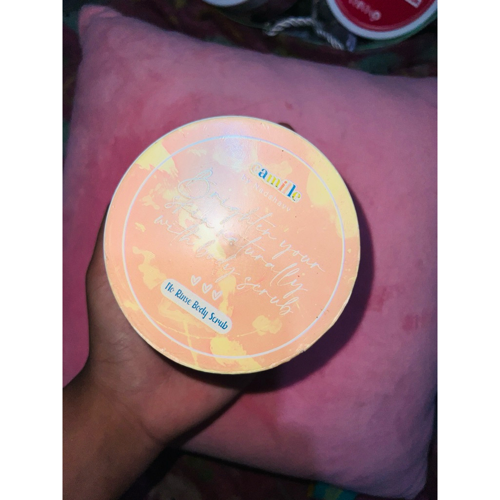 camille body scrub