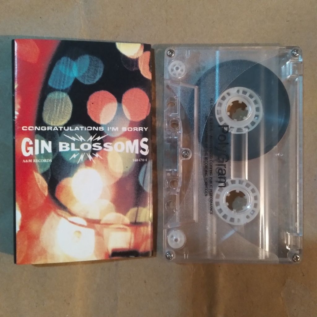 Kaset Pita Gin Blossoms Congratulations I'm Sorry Original