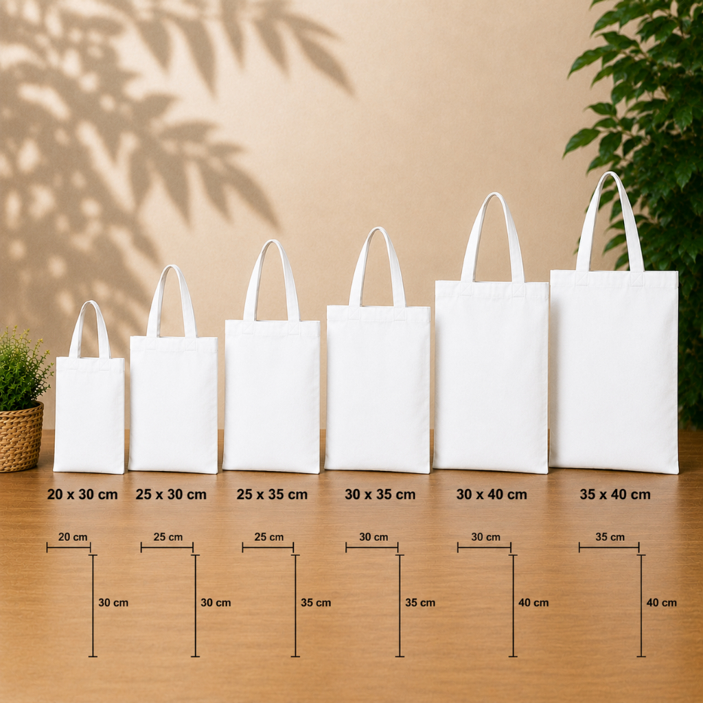 Totebag Blacu Polos Premium Tas Kain Blacu Custom Sablon Souvenir Seminar Kit Goodie Bag Ecoprint