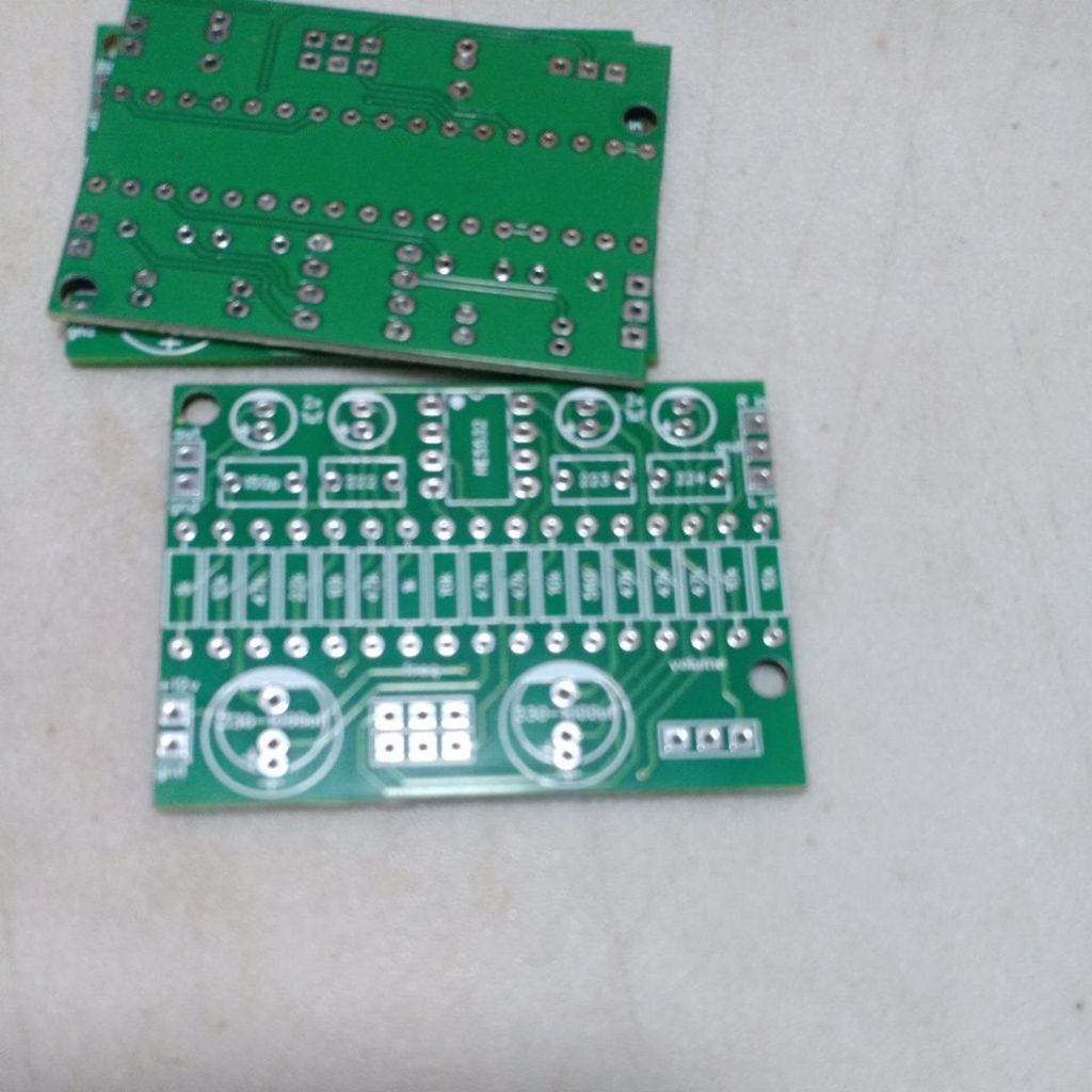 PCB filter subwoofer penguat NE 5532