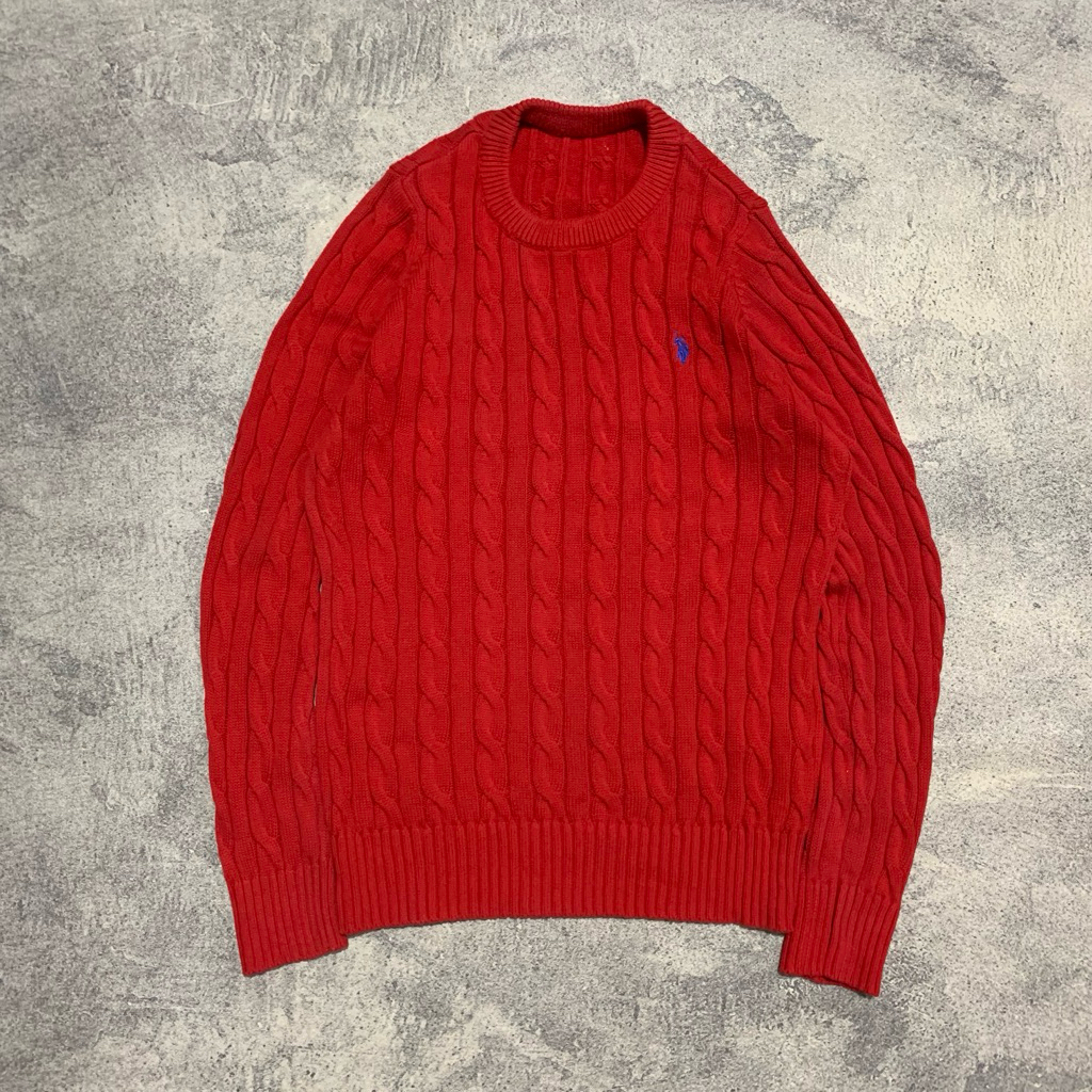 US Polo ASSN Cable Knit Sweater Size fit L (Slimfit)