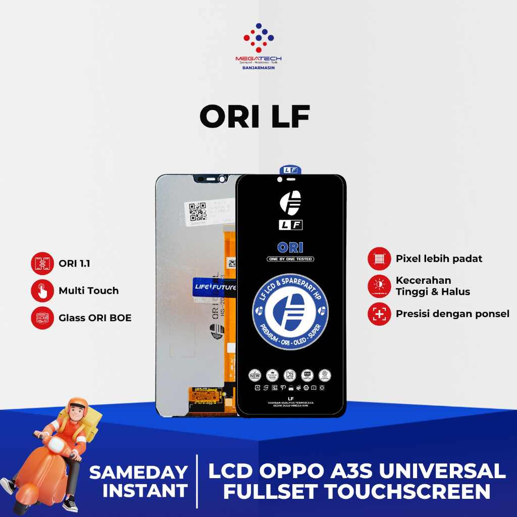 LCD OPPO A3S UNIVERSAL FULLSET TOUCHSCREEN