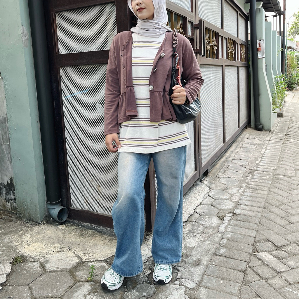 Dwistuff Basic Tee Kaos Lengan Pendek Katun Unisex Cowok Cewek