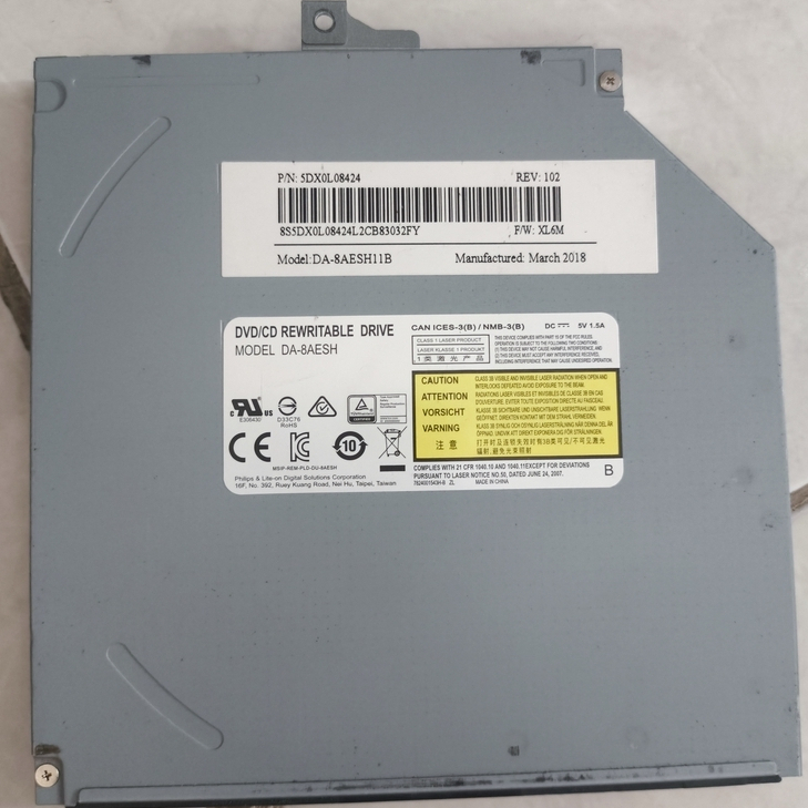 DVD/CD RW Drive DA-8AESH11B Slim