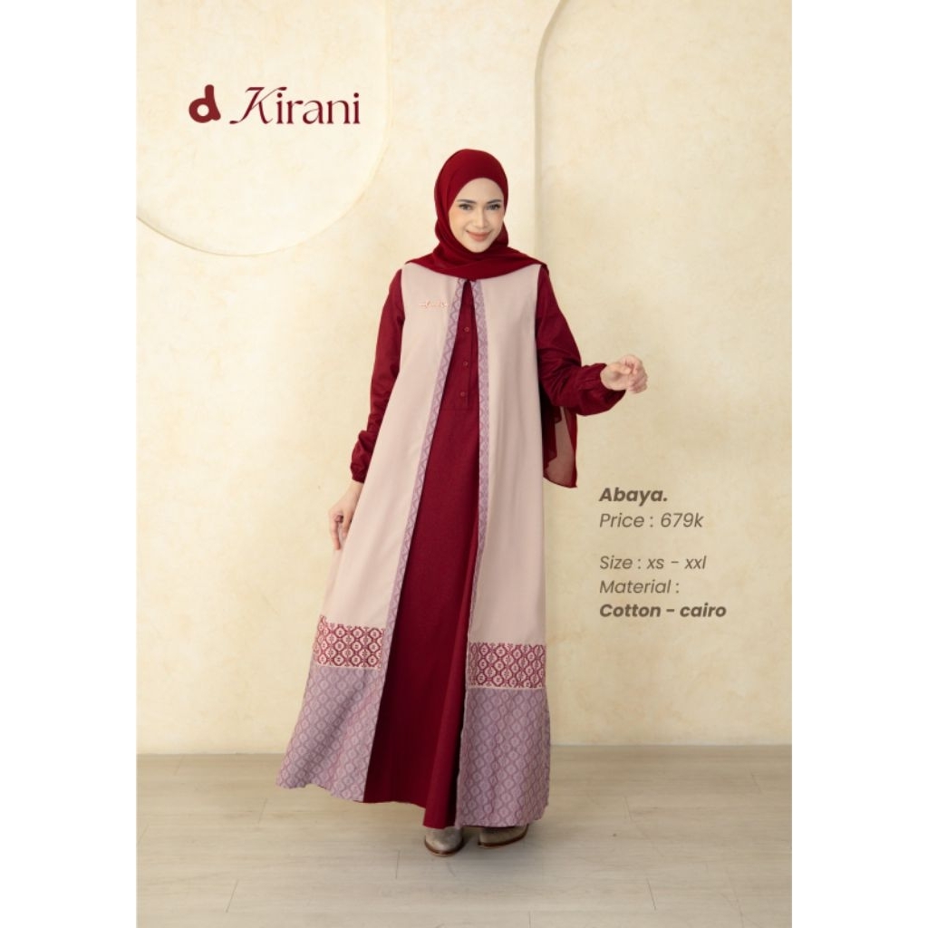 ABAYA DANNIS TERBARU"  KIRANI" BY RUMAH DANNIS
