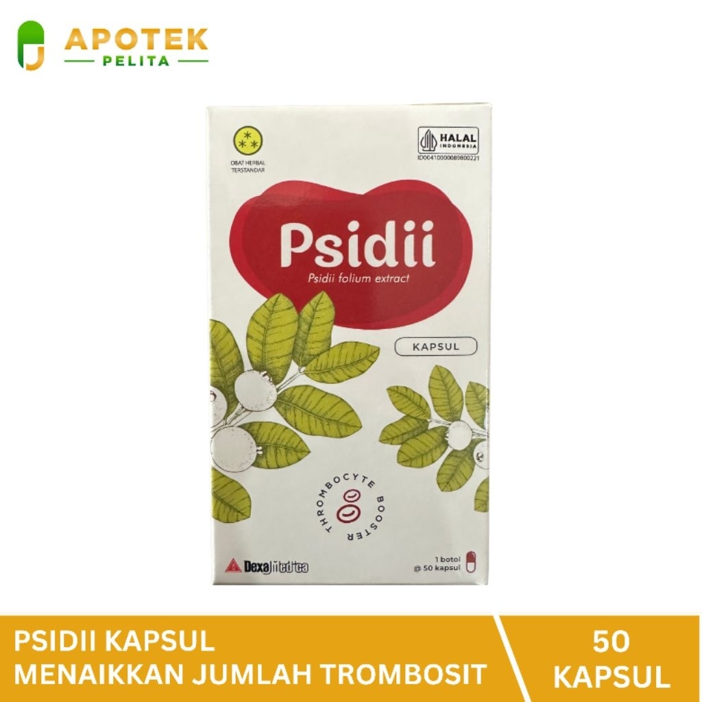 Psidii Kapsul untuk Meningkatkan Trombosit Darah (50 Kapsul)