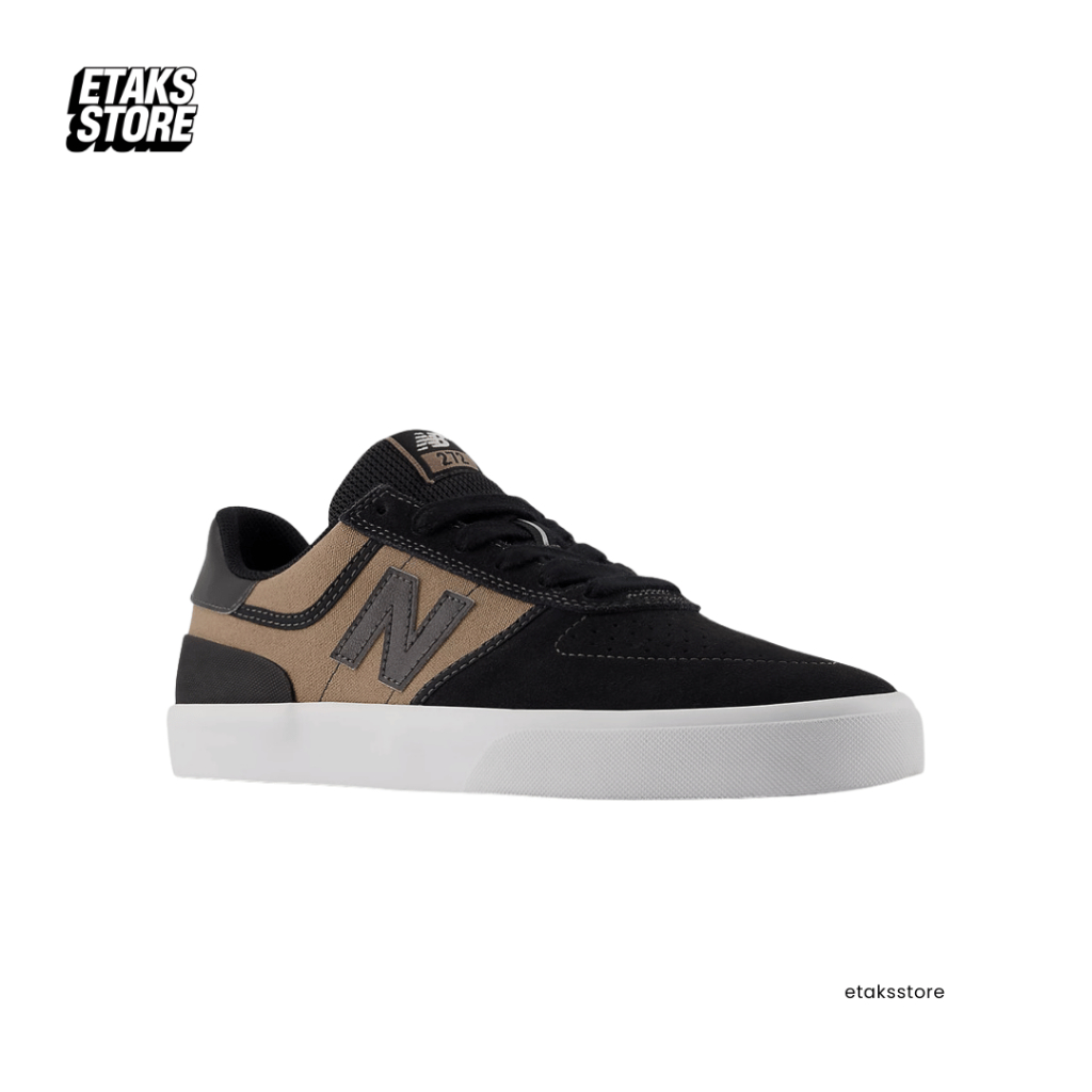 Sepatu New Balance Numeric 272 Black Mushroom  | skateboard shoes | suede vulcanized | original resm