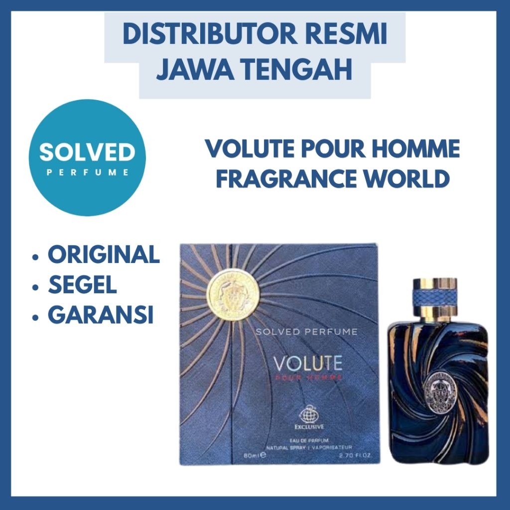 Parfum Fragrance World Volute Pour Homme Pria Original