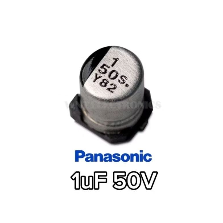 Elco capasitor 1uF 50V 1 uF 50 V smd 4 x 5.4 mm PANASONIC