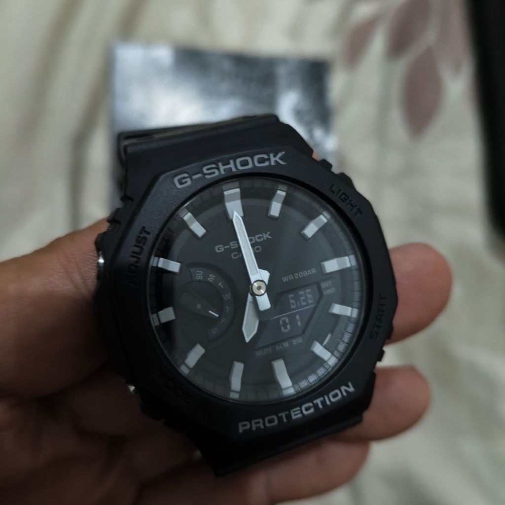 Jam Tangan Edisi Kolpri GShock GA-2100-1A Second Like New