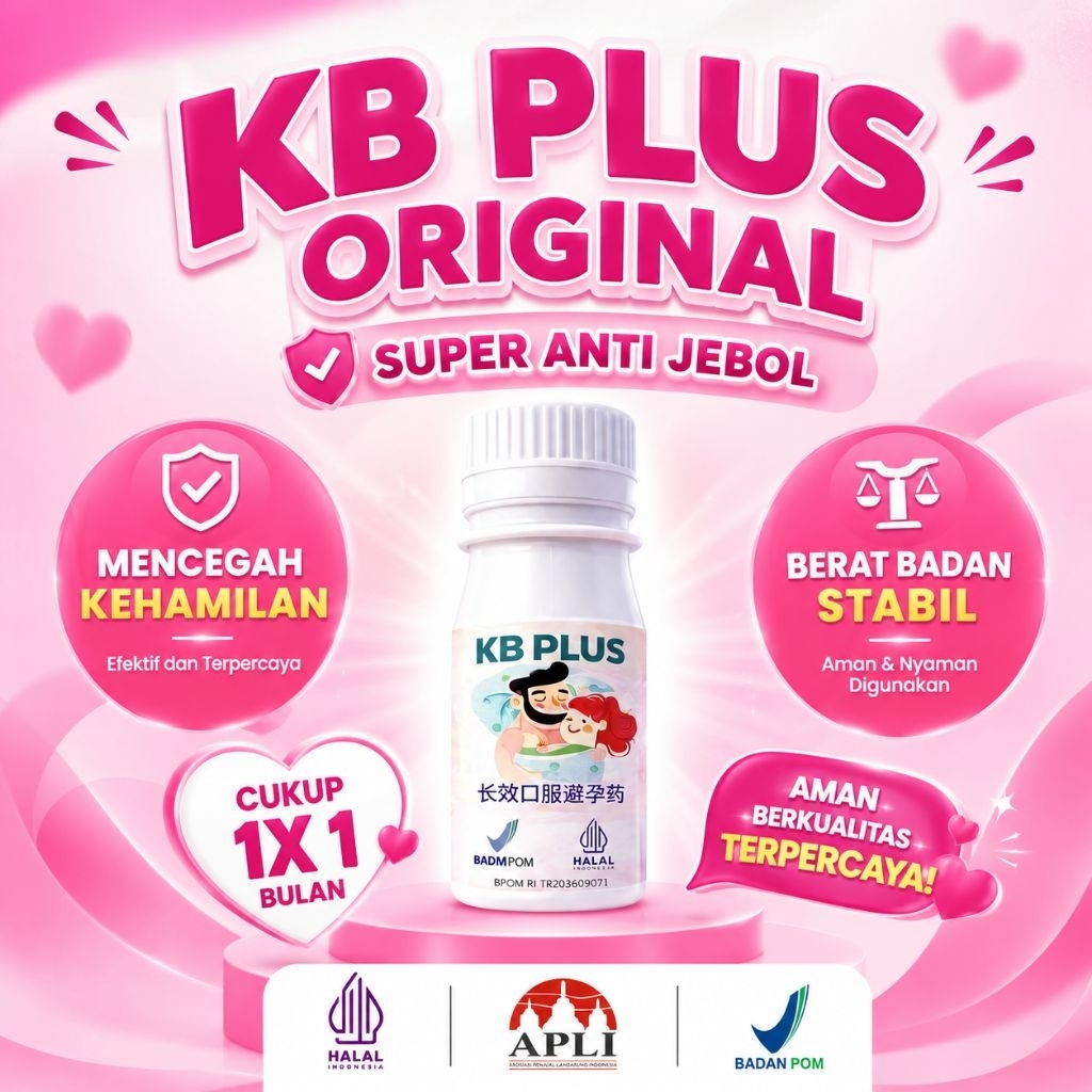 KB Plus Super Original 100% Herbal Alami sudah BPOM dan HALAL