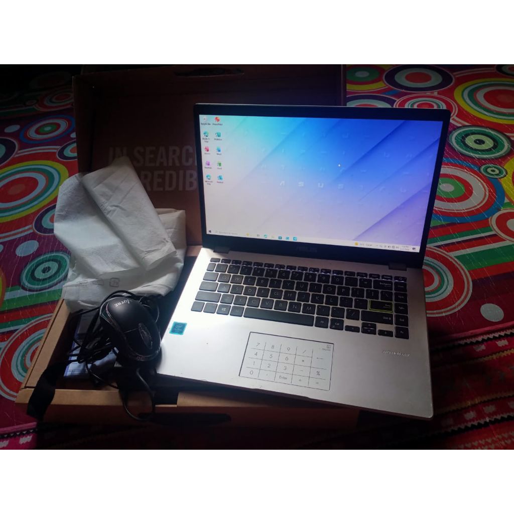 Asus Vivobook E410M Fullset tas Ransel asus ori