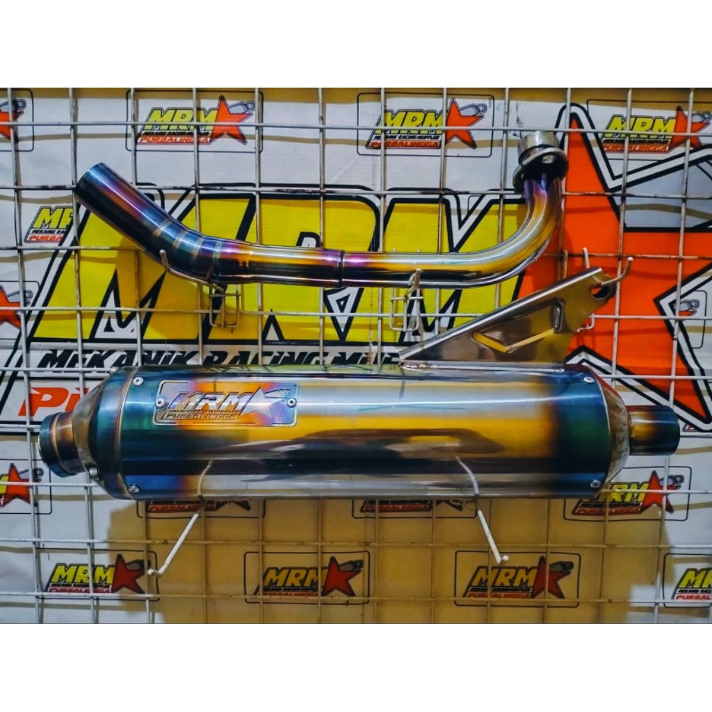 Knalpot Shijiro Mio Sporty Fullbluegold