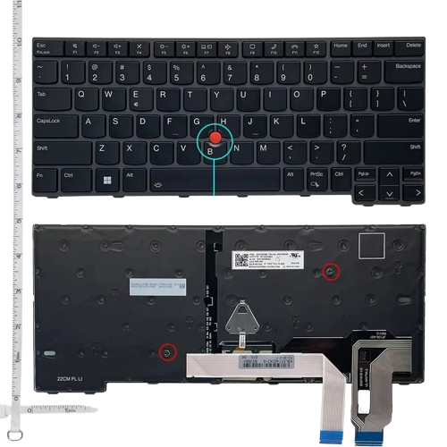 Keyboard For Lenovo ThinkPad T14 Gen 3 / L14 Gen 3 / P14S Gen 3  backlight