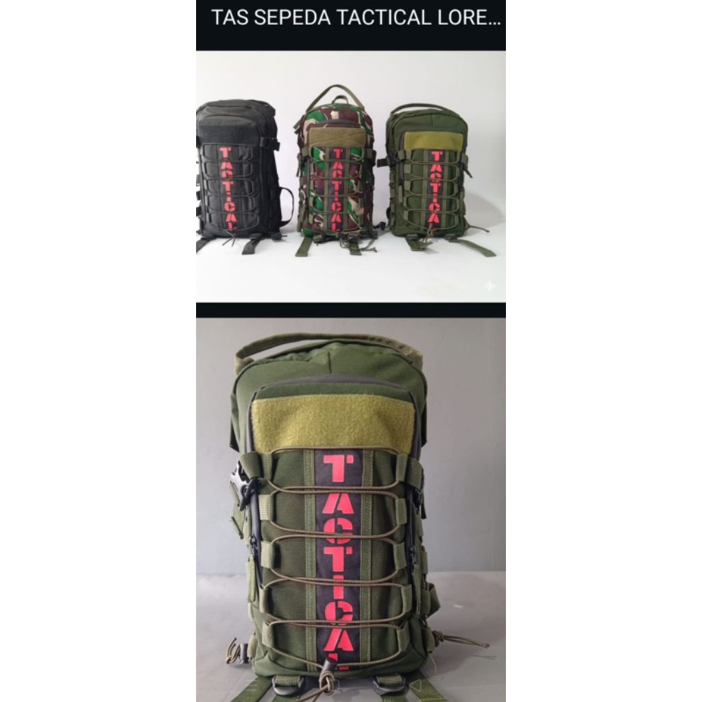 tas sepeda tactical loreng malvinas / tas punggung sepeda tactical cod