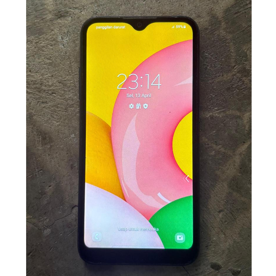 HP SAMSUNG GALAXY A01 2019 JARINGAN 4G LTE HP SECOND NORMAL SIAP PAKAI