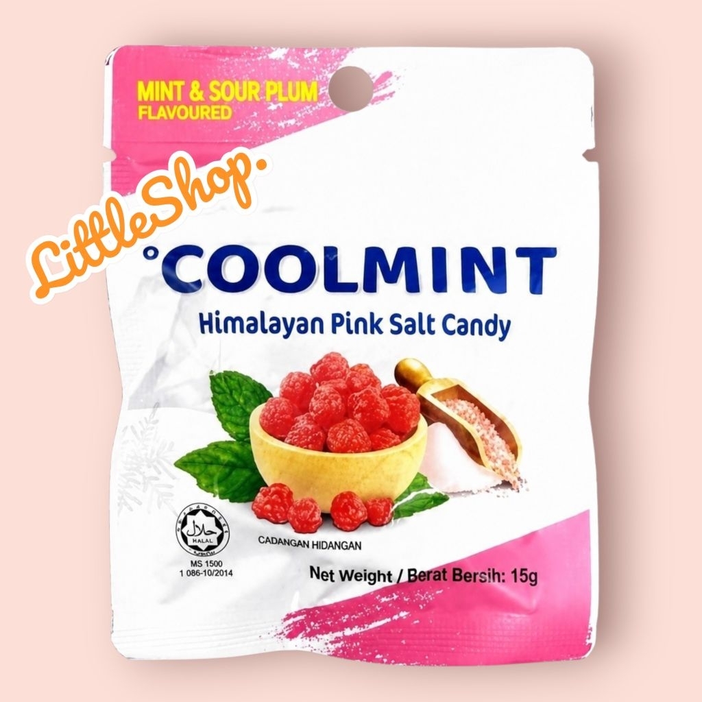 COOLMINT Himalayan Pink Salt Candy - Mint & Sour Plum