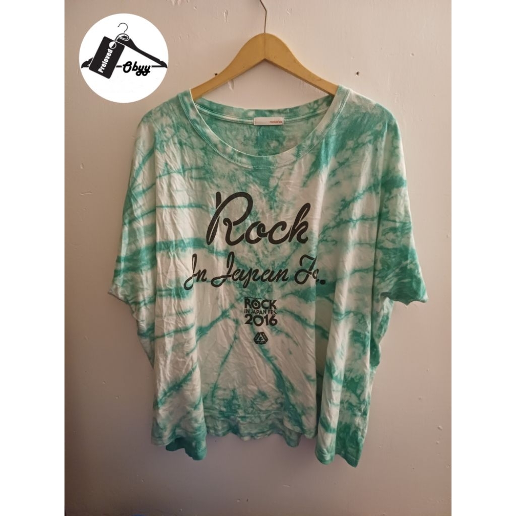 Kaos Tye Dye Hijau Rockin on Japan Fes 2016