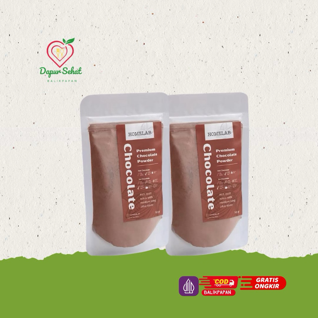HOMELAB Bubuk minuman Coklat PREMIUM / COKLAT PREMIUM 50gram / COKELAT PREMIUM / Chocolate premium /