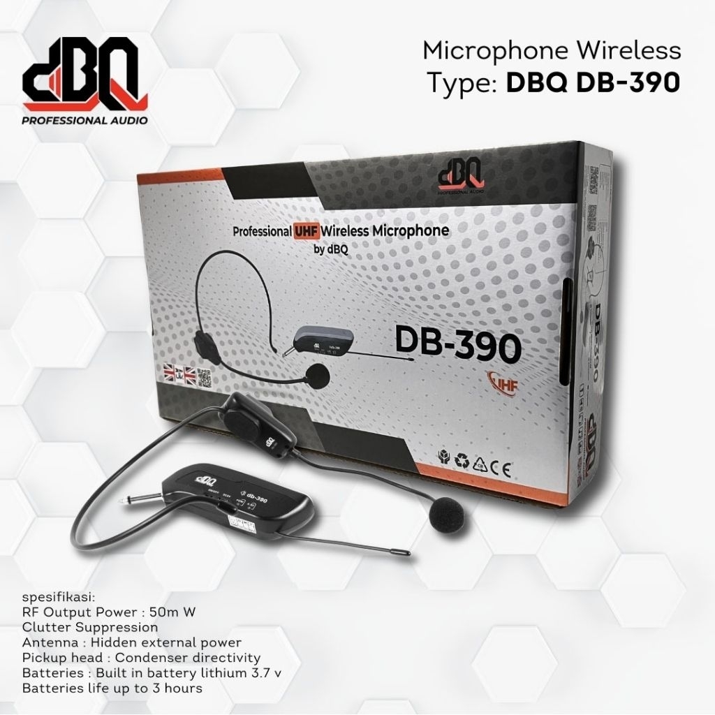Microphone Wireless Bando DB-390 DBQ