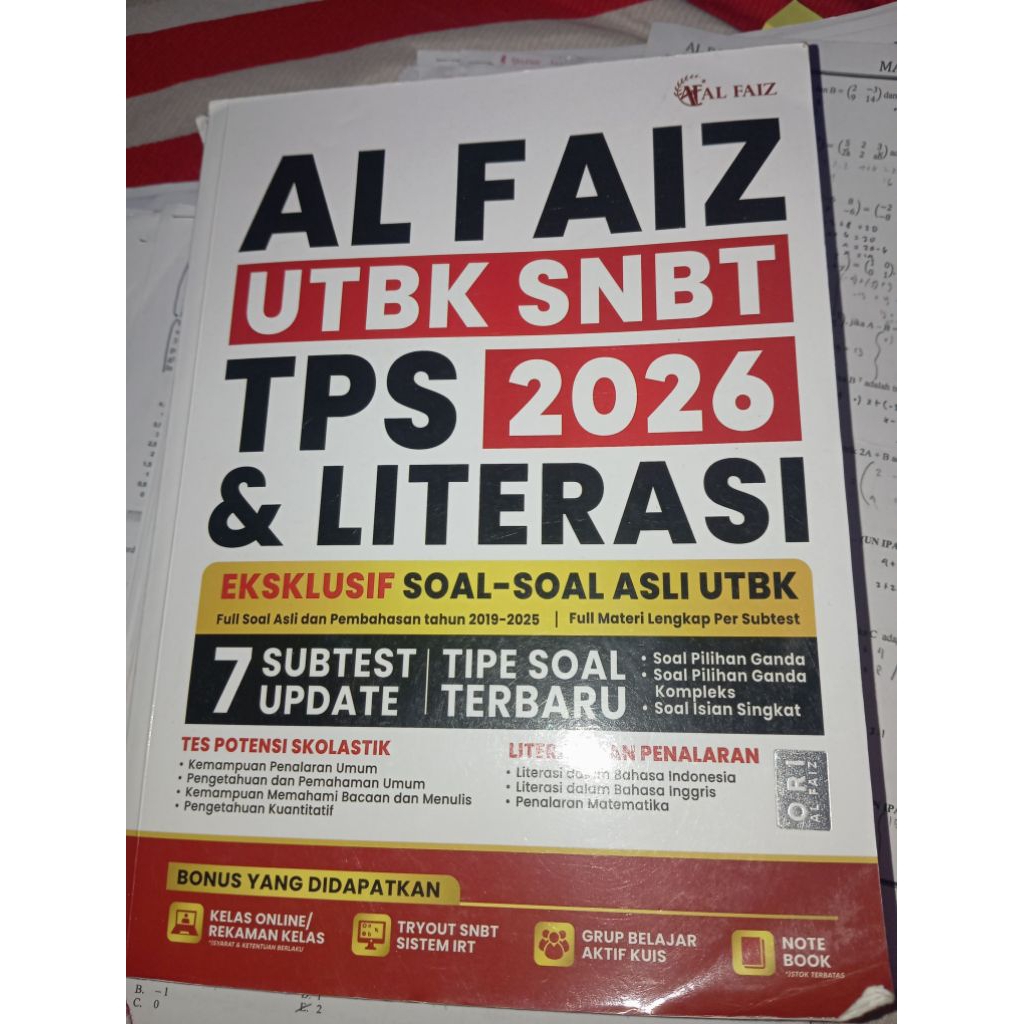 PRELOVED — al faiz utbk snbt tps & literasi 2026