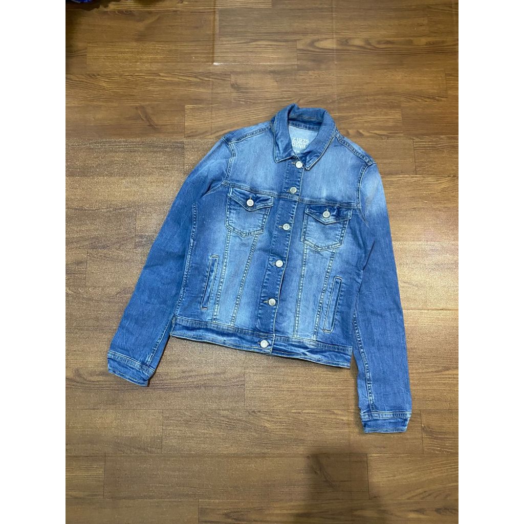 Jaket Jeans Zara Basic mantab