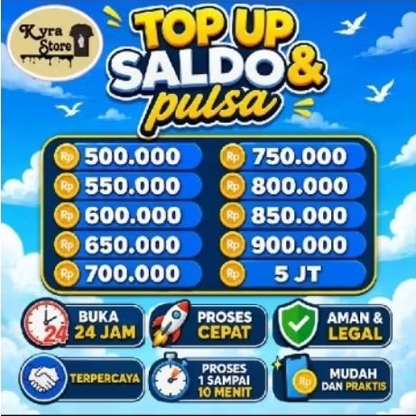 TERMURAH TOP BANGET UP SALDO/PULSA XL AXIS 50