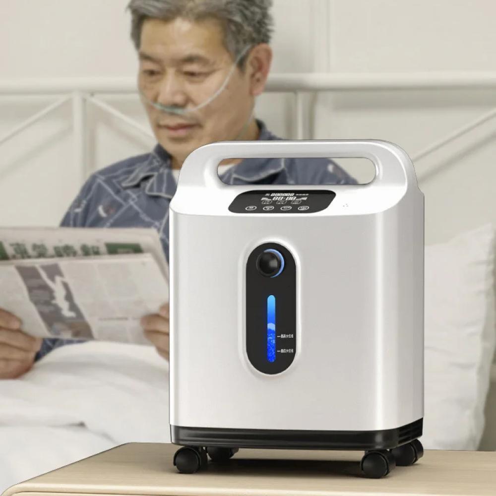 Konsentrator Oksigen Portable Oxygen Generator Concentrator 8L