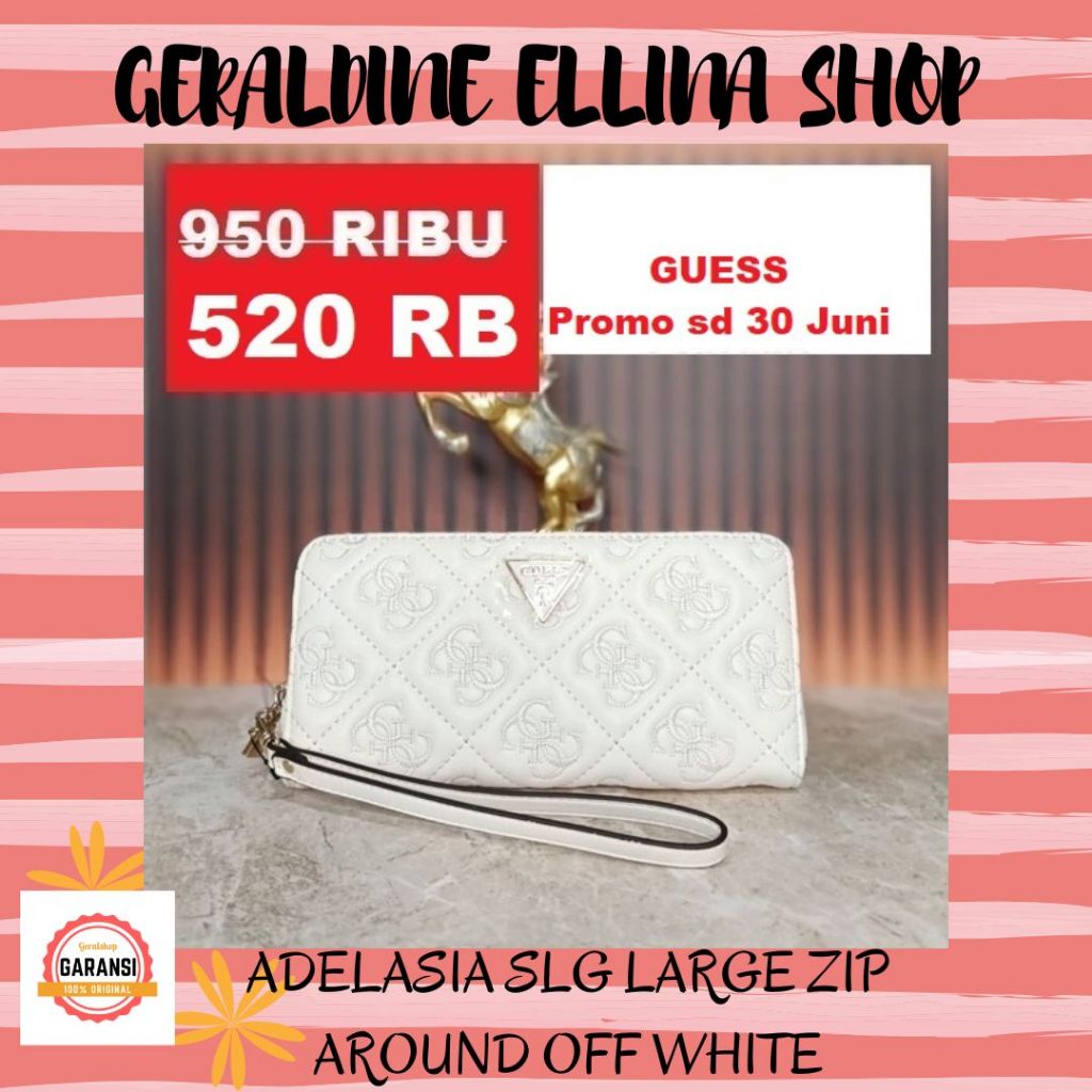 Dompet Guess wanita original 100% SALE seri ADELASIA SLG