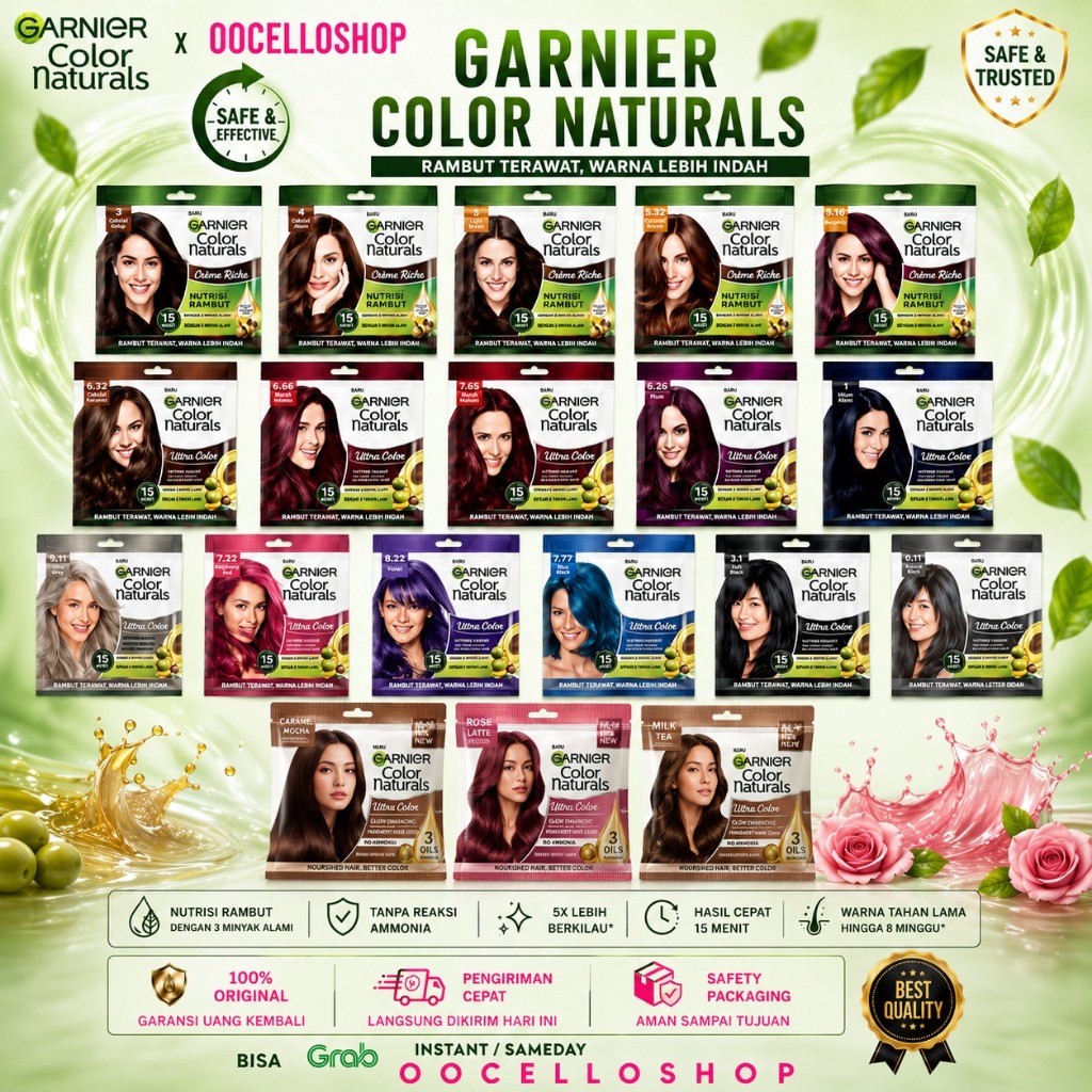 Garnier Color Sachet - Cat Rambut Garnier Sachet
