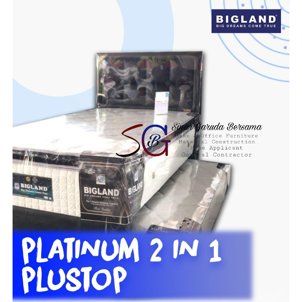 BIGLAND PLATINUM 2IN1 KASUR SPRING BED DORONG / TEMPAT TIDUR SORONG BIGLAND 2IN1