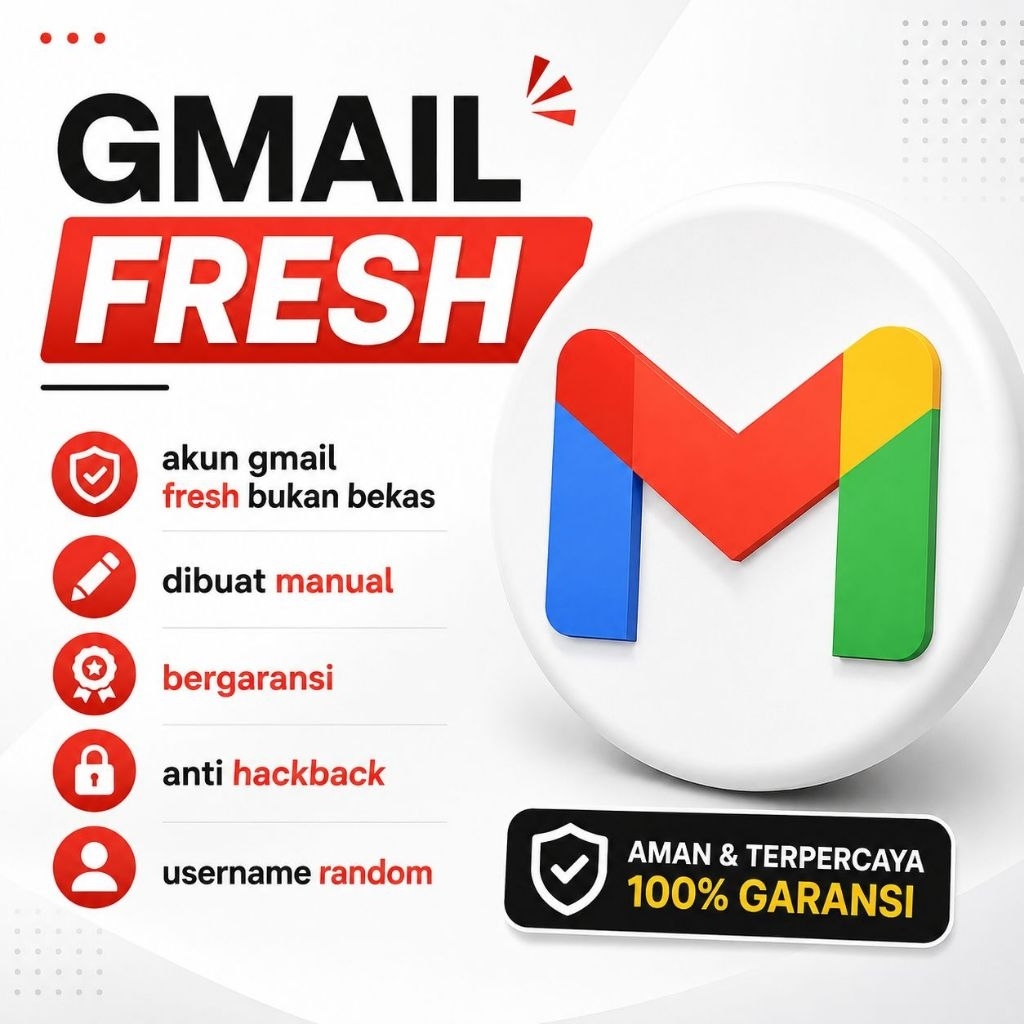 email gmail fresh indonesia - akun gmail bergaransi