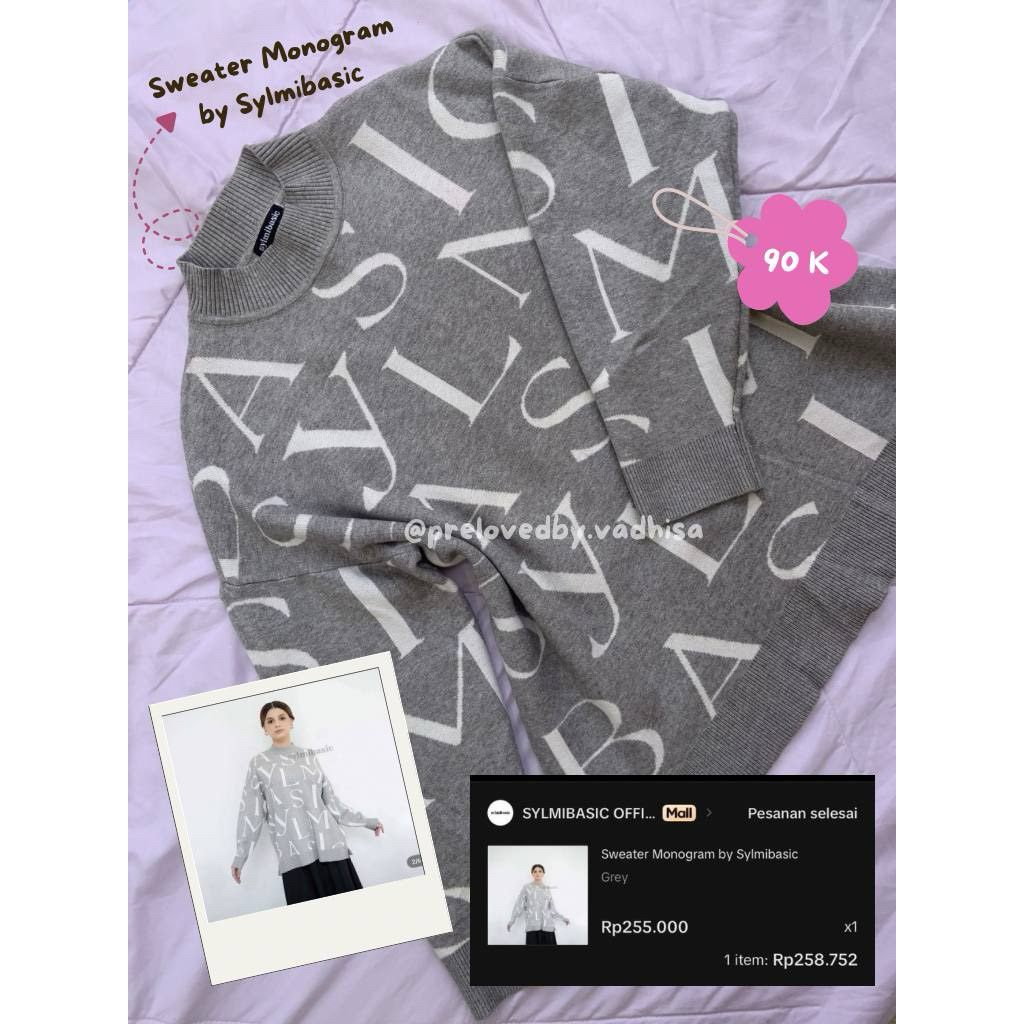 Sweater Sylmi Basic Grey